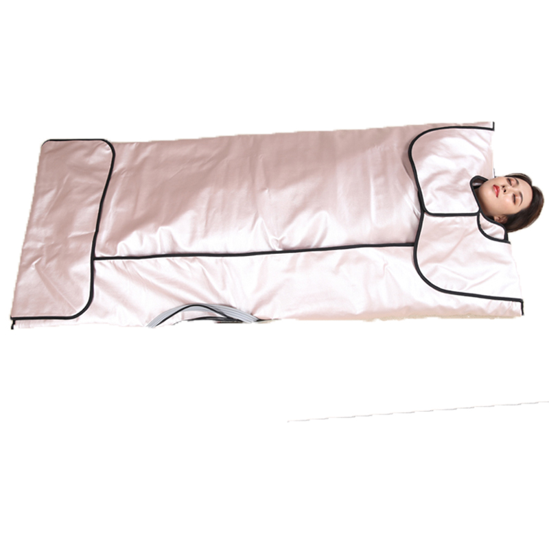 Infrared Sauna Blanket Portable - 3 Zone Waterproof Back Vibrating Massage