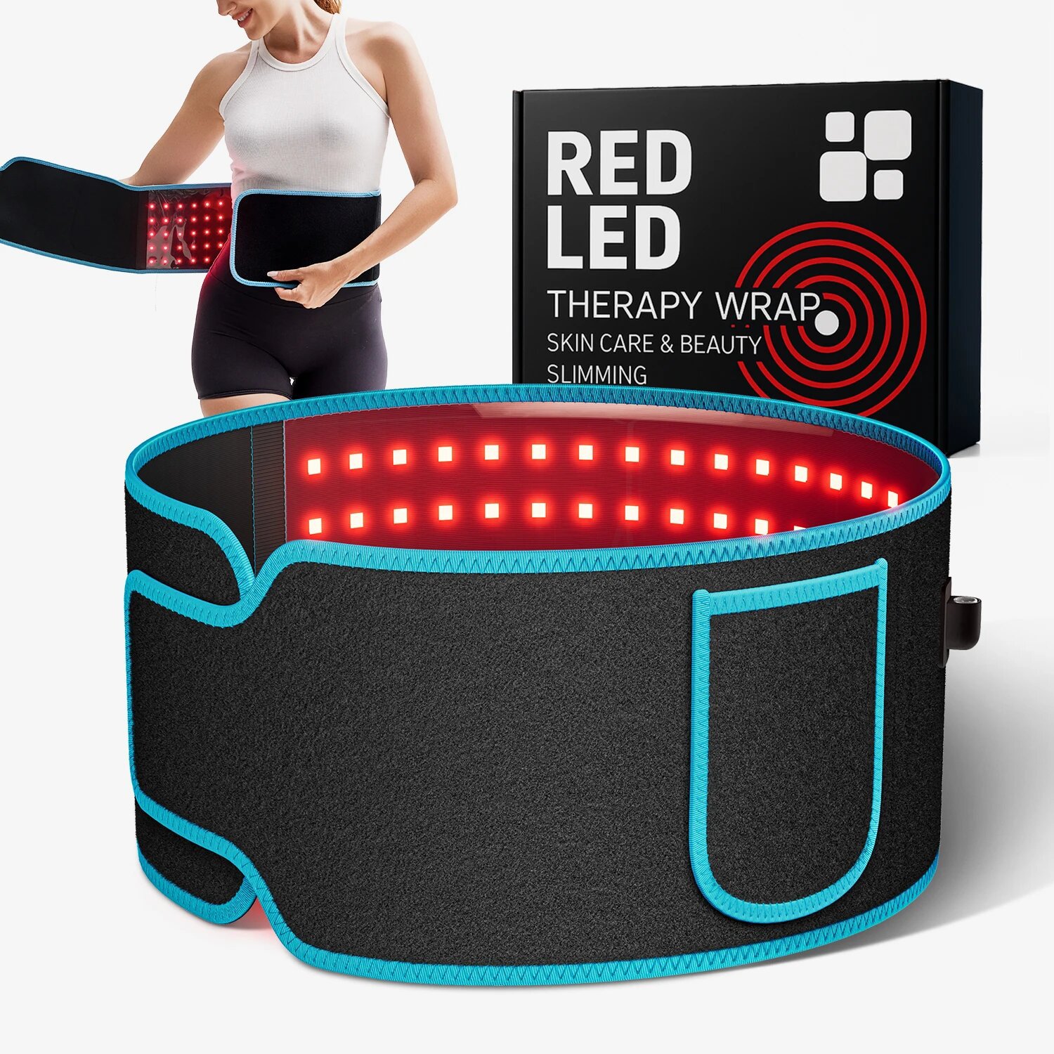 Red Light Therapy Belt - Red ＆Infrared Light Therapy Belt 850nm