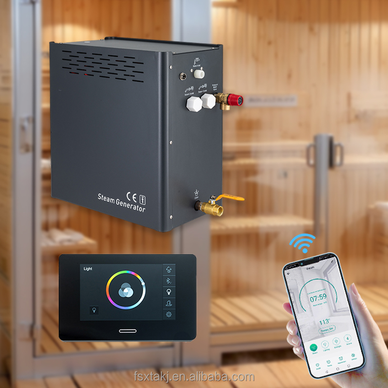 Stepon WiFi APP 4.5KW\ 6KW\ 9K - đánh giá và giá Steam Sauna Generator 9Kw