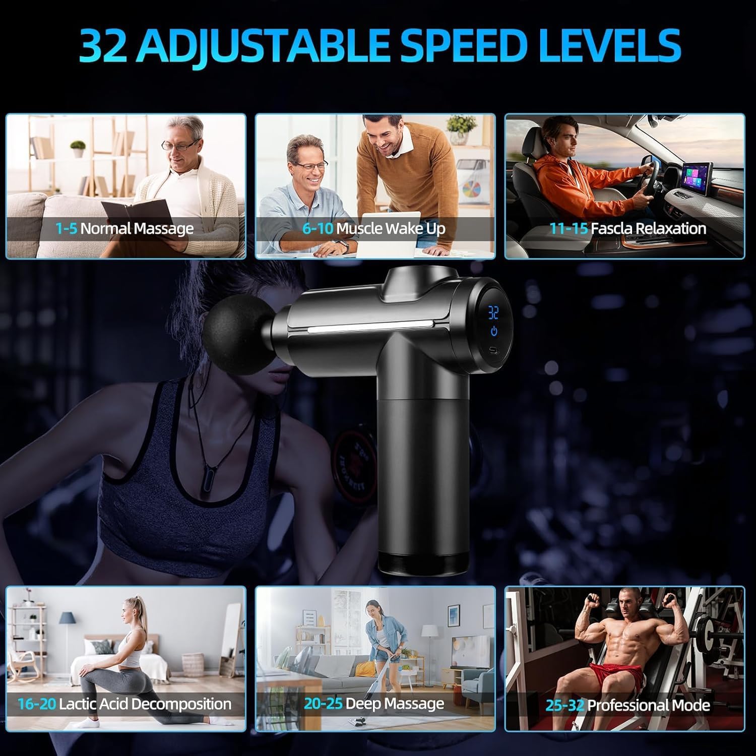 Massage Gun Deep Tissue Muscle - đánh giá và giá Massage Gun Percussion Deep Tissue