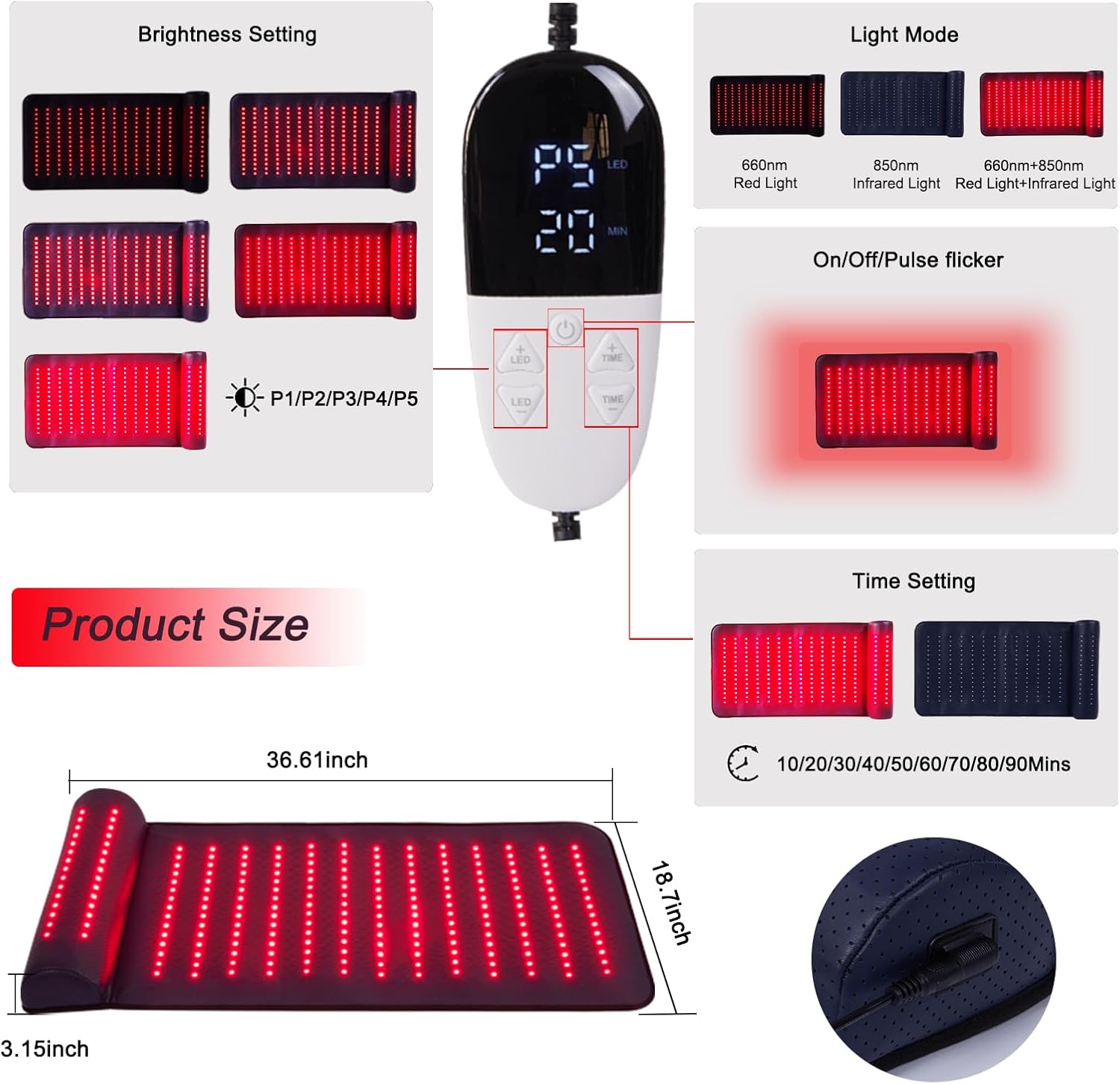 Red Light Therapy Mat with Far - đánh giá và giá Red Light Therapy Mat Full Body