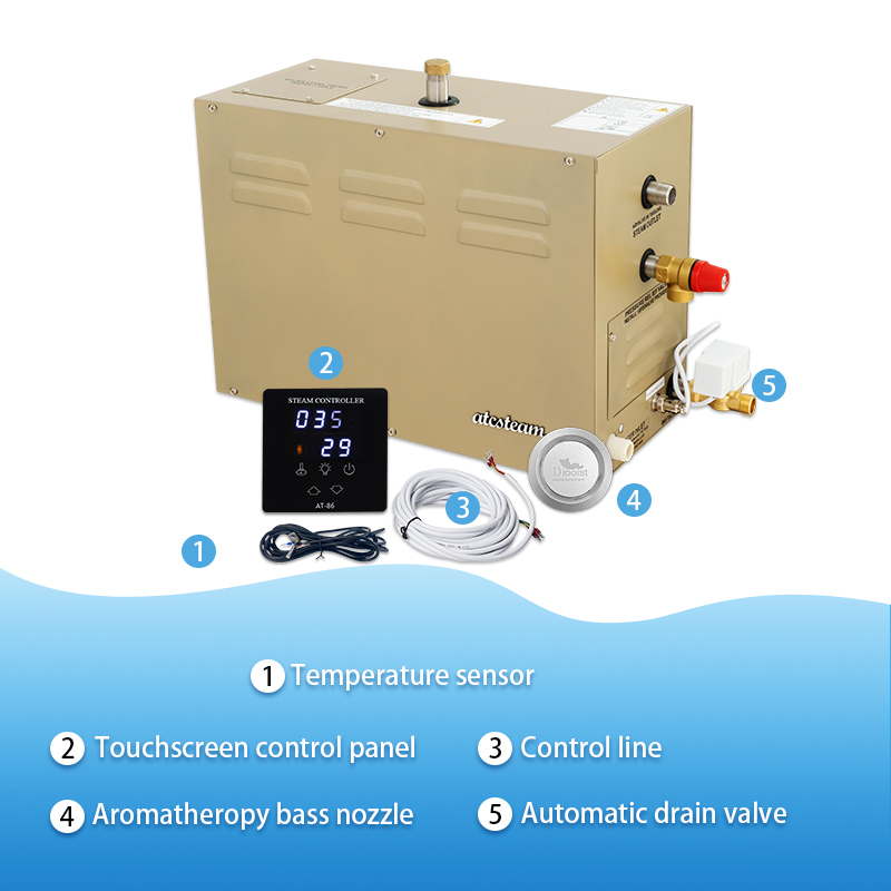 Atcsteam Factory Supply 9KW Ba - đánh giá và giá Steam Sauna Generator 9Kw