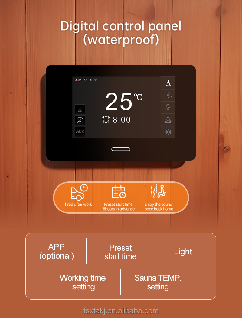 Factory OEM ODM WiFi Applicati - đánh giá và giá Sauna Heater 6Kw Electric