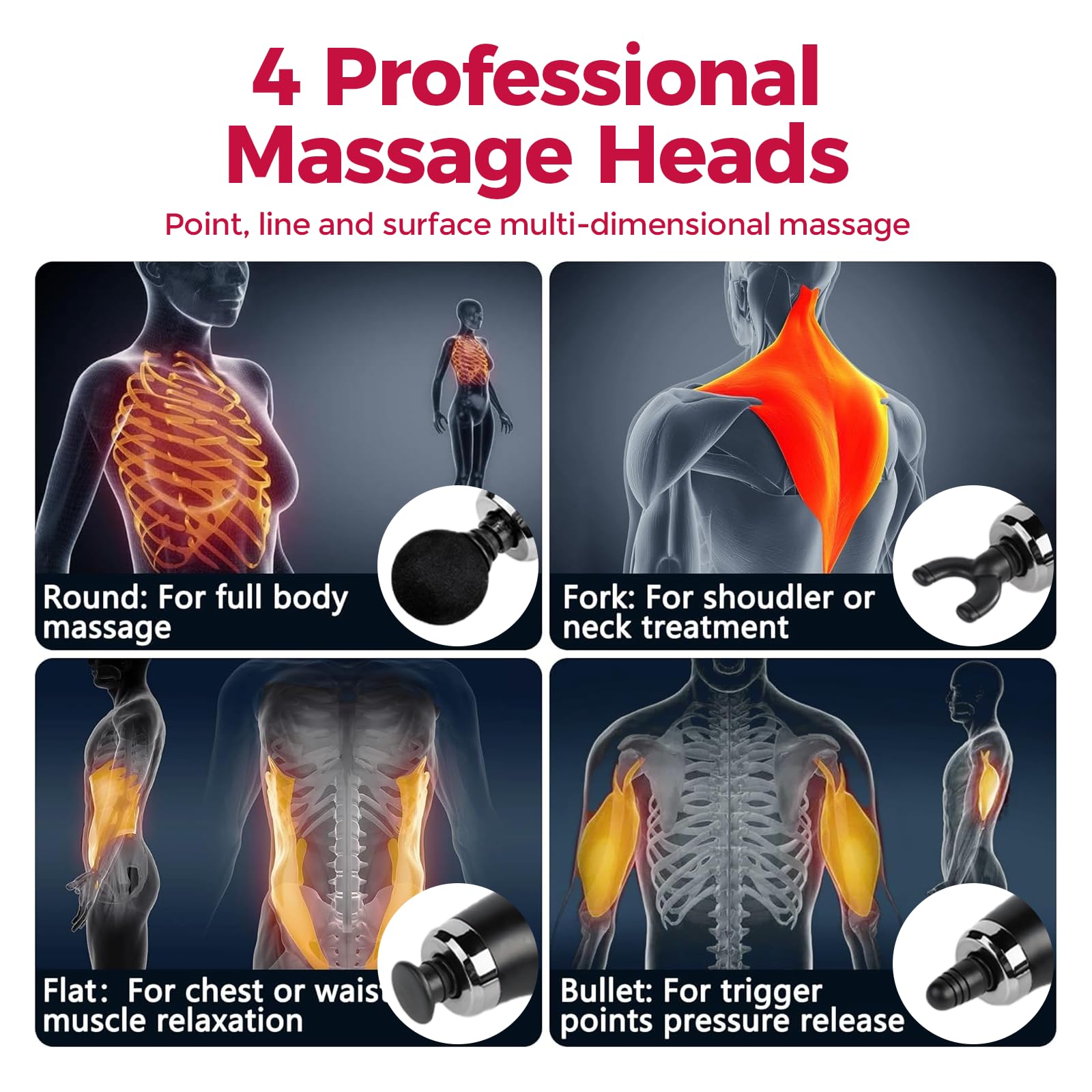 Deep Tissue Massage Gun for Ba - đánh giá và giá Massage Gun Percussion Deep Tissue