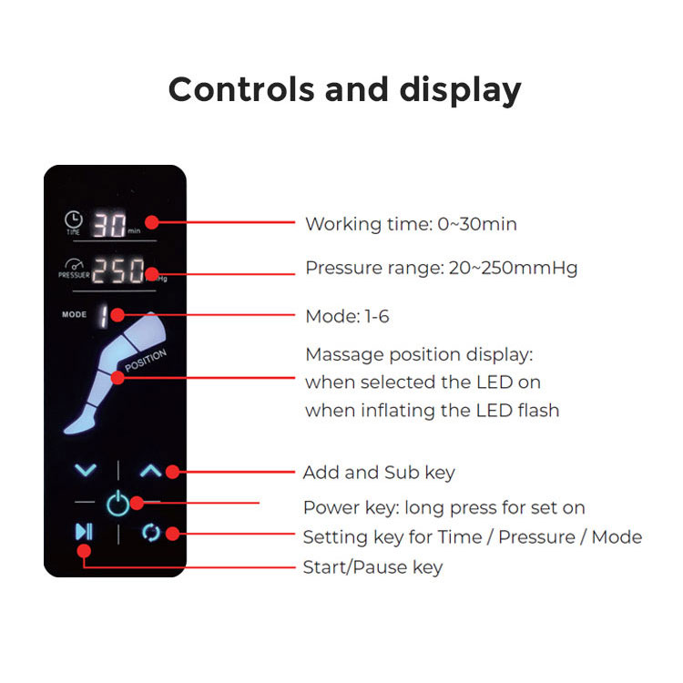 New Ce Foot Pressure Massage D - đánh giá và giá Compression Boots Recovery