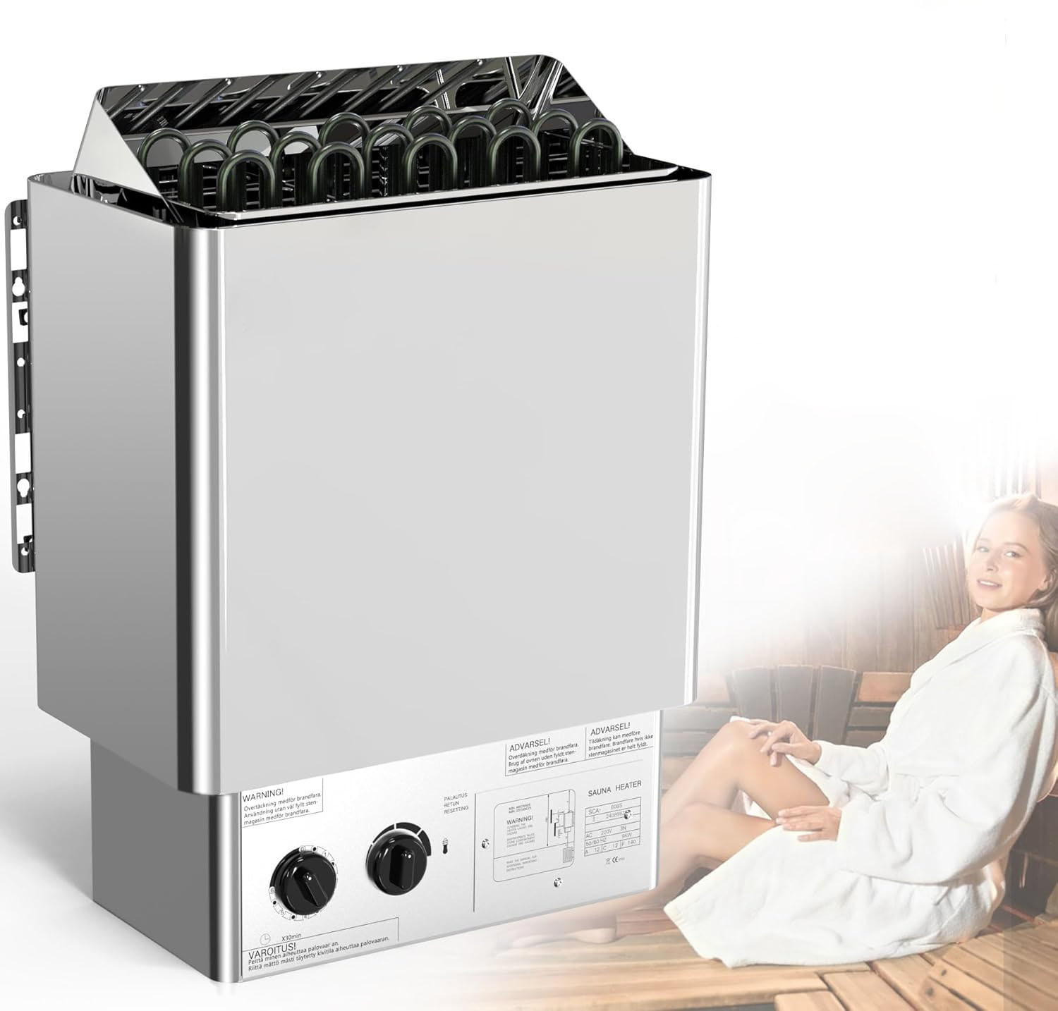 Dry Steam Sauna Heater for Sal - đánh giá và giá Sauna Heater 6Kw Electric