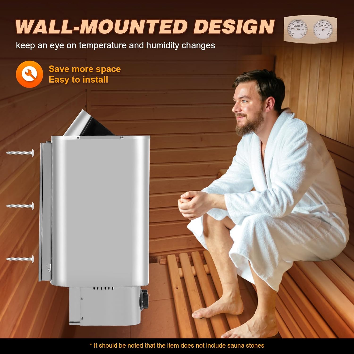 Diooist Electric Wall Mounted  - đánh giá và giá Sauna Heater 6Kw Electric