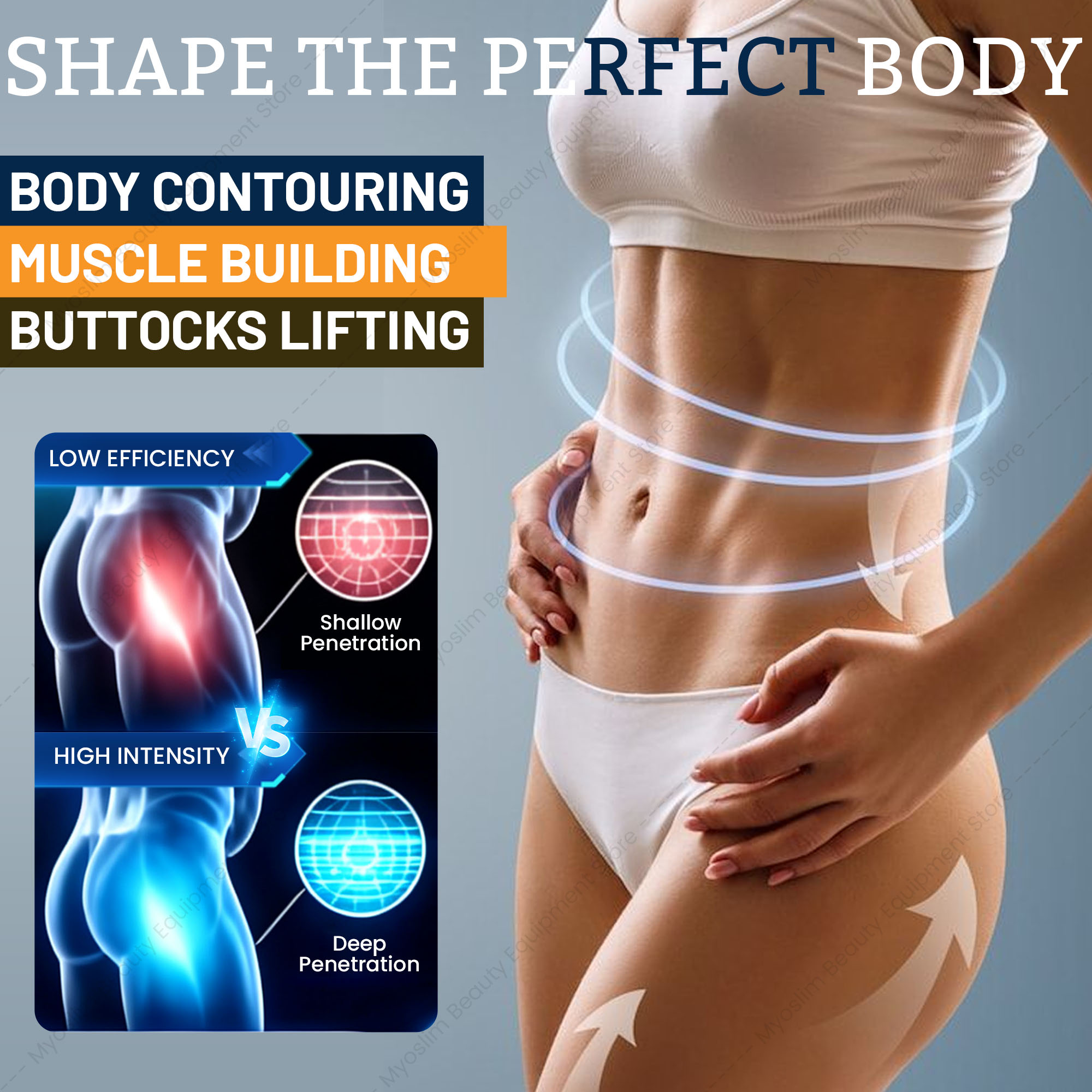 Máy tạo hình cơ thể Myoslim 15 - đánh giá và giá Ems Muscle Stimulator Body