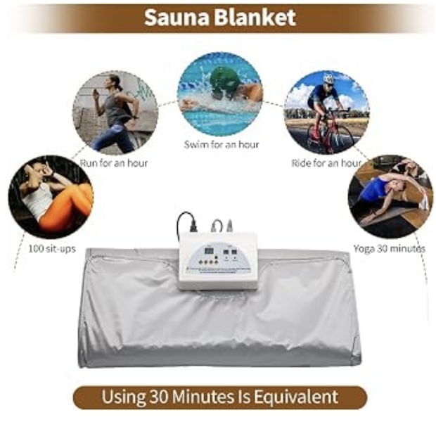 Dual-Control Sauna Blanket, Wa - đánh giá và giá Infrared Sauna Blanket Portable