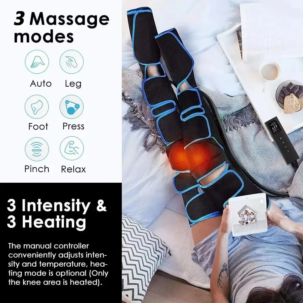 Leg Massager with Heat & Air C - đánh giá và giá Compression Boots Recovery