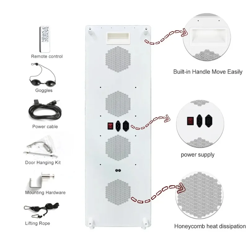1000W 1500W 660nm 850nm Medic- - đánh giá và giá Red Light Therapy Panel 1500W